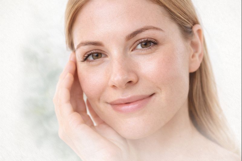 Healthy skin barrier with visible clean pores and natural glow