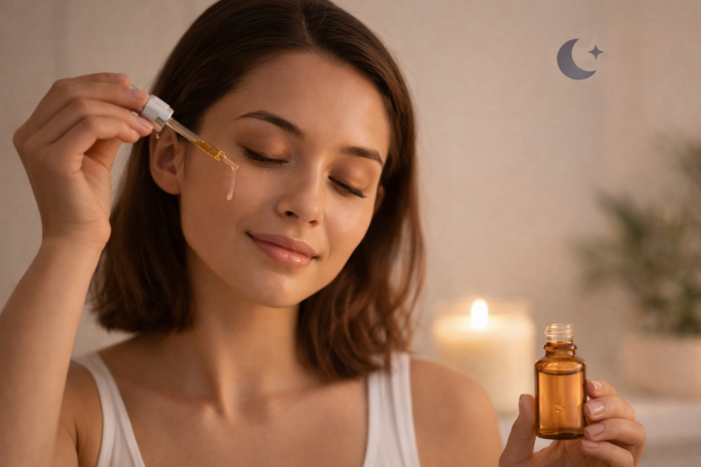 Simple morning and evening routine for oily and acne-prone skin