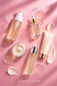 best niacinamide serums for oily and acne-prone skin lightweight textures flat lay