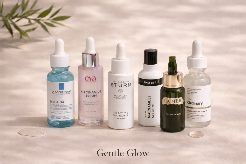 best niacinamide serums for oily  and acne-prone skin including lightweight and 10 percent formulas comparison
